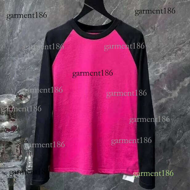 Mens Designer T Shirts Men Women Letter Printed Tshirts Fashion Spring Summer Long Sleeve Tops High Street Styles Breathable chrome tshirt t shirt siz