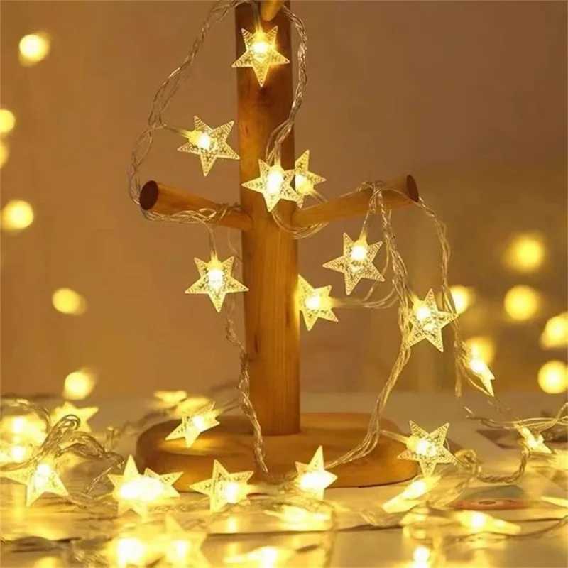 Star String Lights USB/Battery Operated LED Fairy Lights Christmas Light For Party Wedding Garland Outdoor Xmas Tree Decoration XJ250612