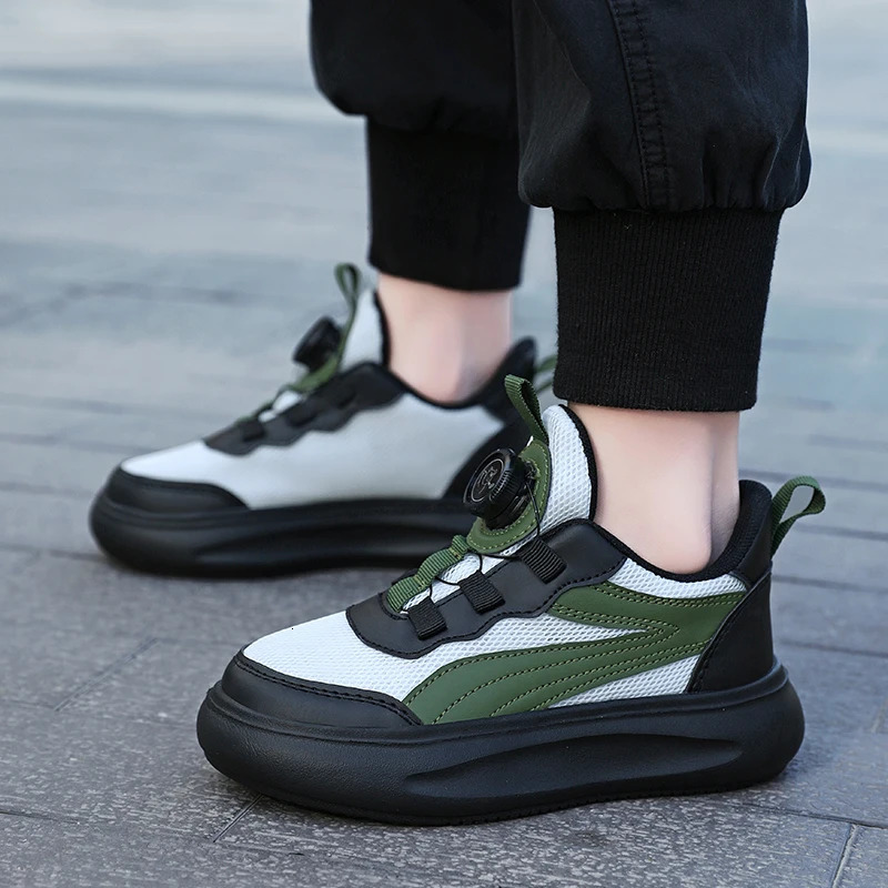 Fashion Casual Skateboard Shoes For Boys Girls Spring Breathable Mesh Kids Trainers Original n Knob Childrens Sports Shoes 250613