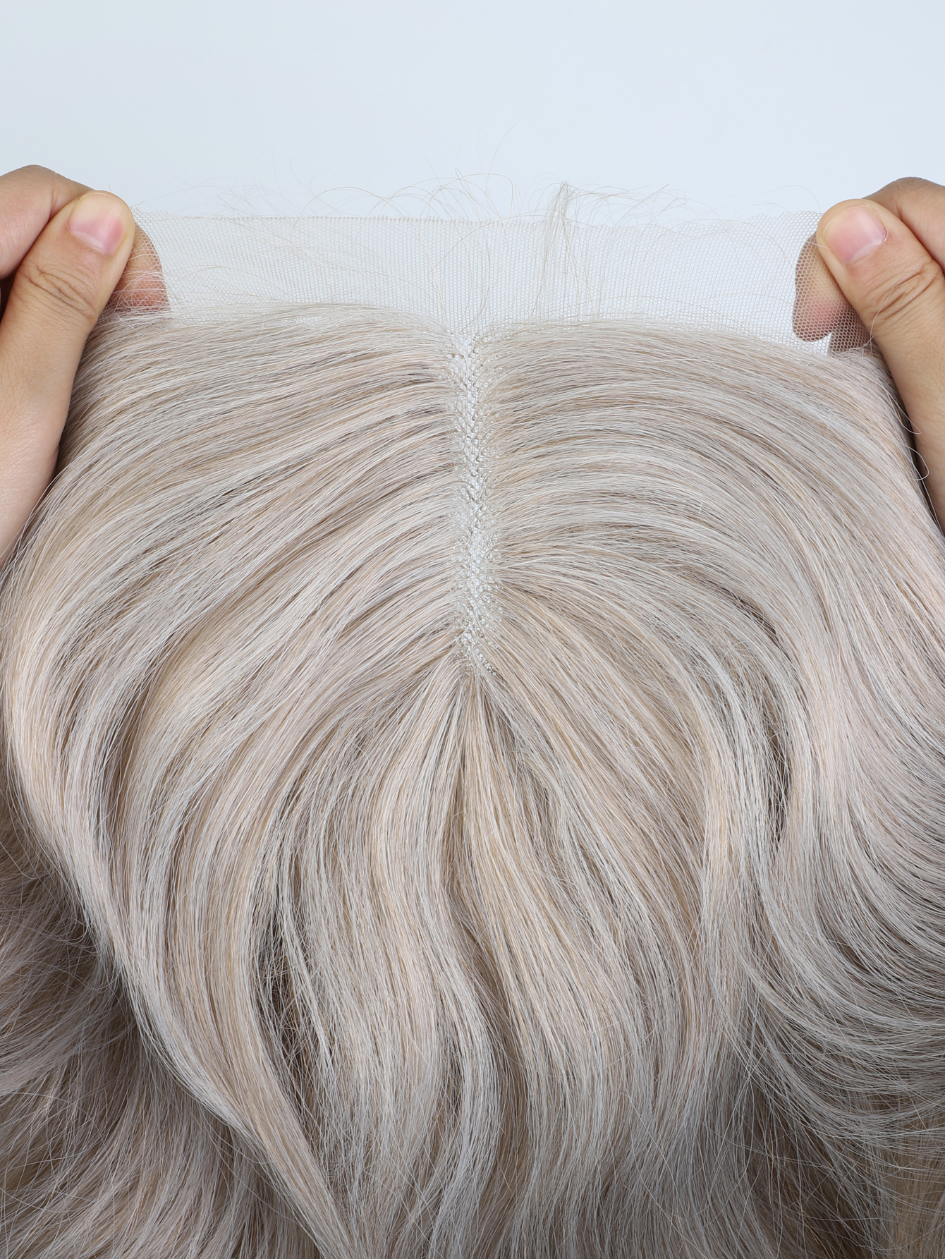 Recebba Fashion Front Body Wave For Women 32 Inch Honey Brown Ombre White Synthetic Lace Wig Cosplay Wigs