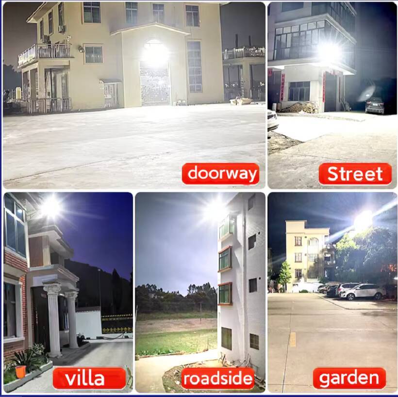 3 Modes 640LED Big Lights Outdoor Sunlight Motion Sensor Solar Street Remote Control Waterproof Courtyard Wall Lamp