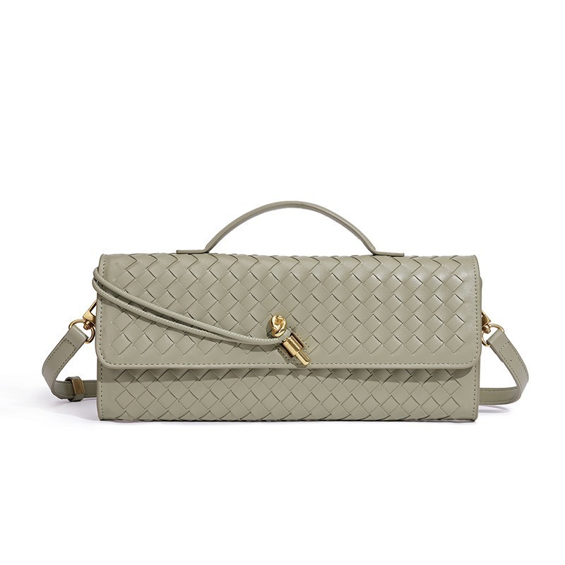 Free Shipping 2025 Summer New Designer Bag Niche Woven Long Style Single Shoulder Handbag Fashionable And High-quality Shopping Bag
