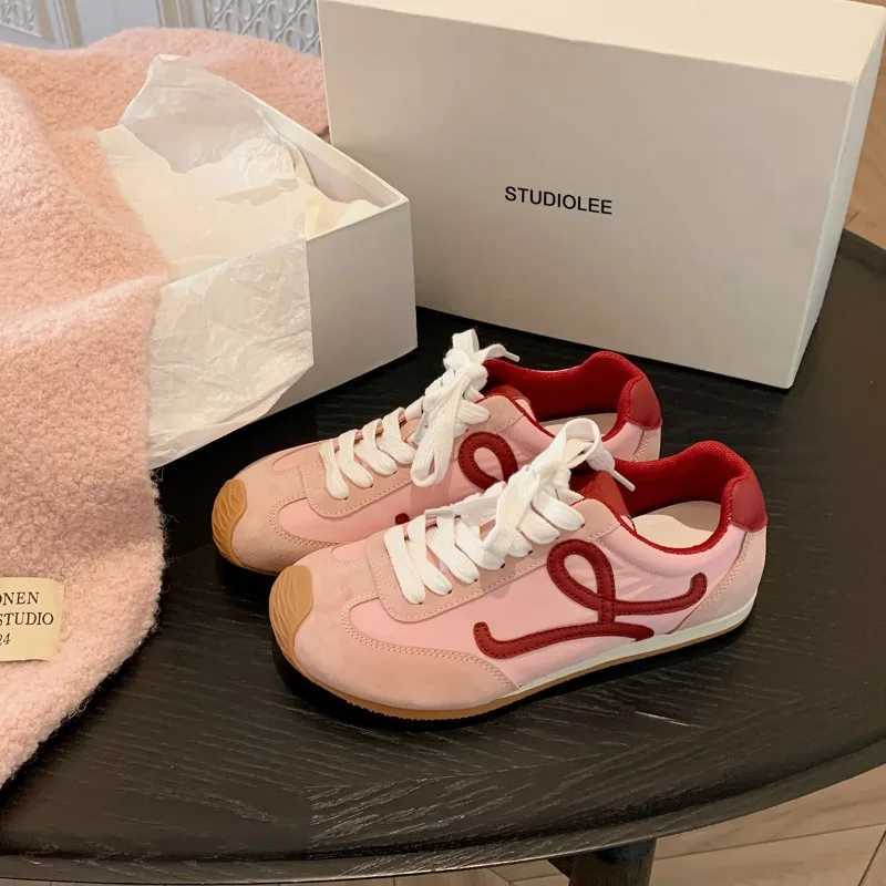 color maTChing platform shoes for women 2025 new fAshion versatile inner height increase casual running shoes Z250613