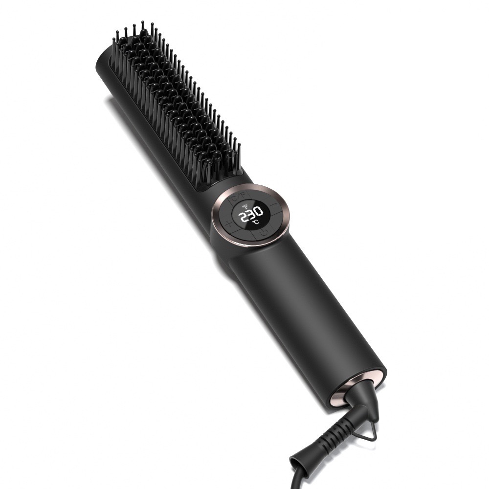 hair straightening comb Designer hair products Home hair straightener temperature control curling comb digital display electric comb