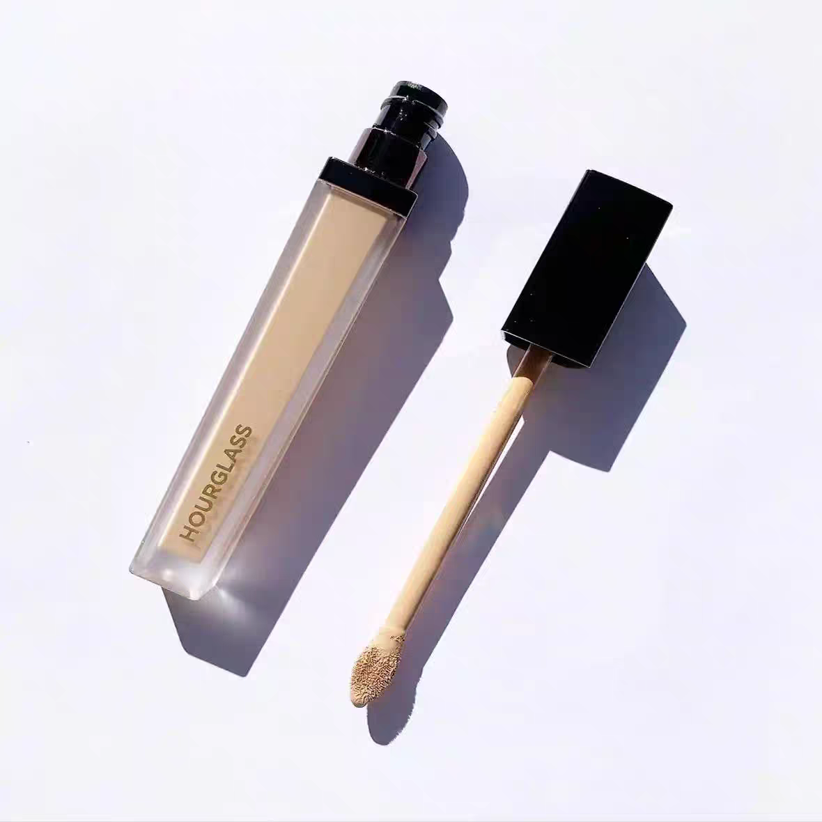 Hourglass Face Contour Concealers Cream Cotton Foundation 6ml Full Coverage Moisturizer Brighten Natural Nutritious Whitening Facial Makeup
