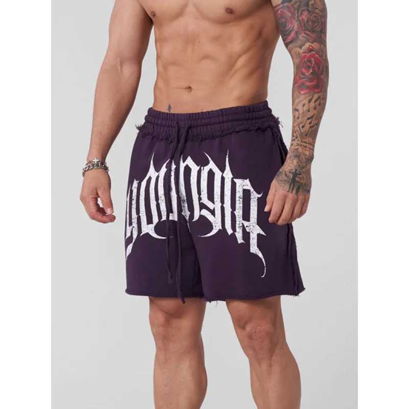 New American-style Shorts For Men Running Training Basketball Sports Summer Casual Terry Five-point Cotton Shorts X250613 - view 5