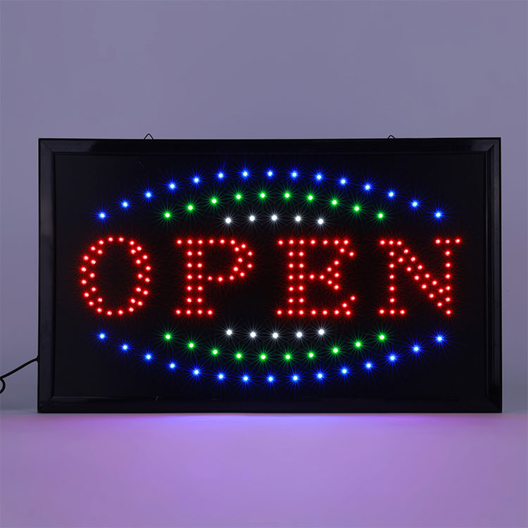 Innovative Store LED Billboard with Illuminated Logo 48x25cm LED sign board
