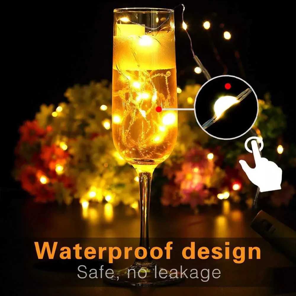 5 Pack Battery Powered Bottle String Lights Fairy Lights with Copper Wire Automatic Night Lights for Parties Wedding Decoration XJ250612