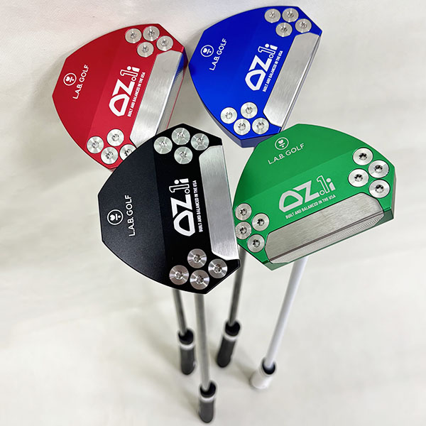 LAB Golf Putter OZ1i Zero torque Golf putter low balance putter black steel shaft 33 "34" 35 " black Press Pistol 2 Degree Girp with head cover