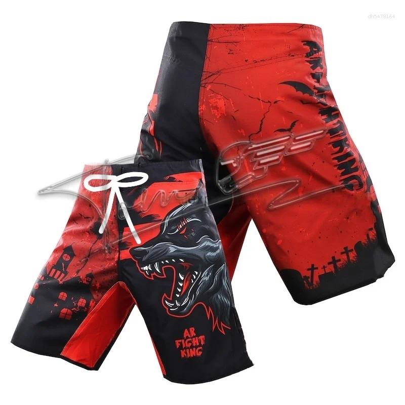 Men's Shorts MMA Dargon Tiger Muay Thai Pants Fight Martial Arts BJJ Grappling Kickboxing Cage Fighting Boxing Trunks
