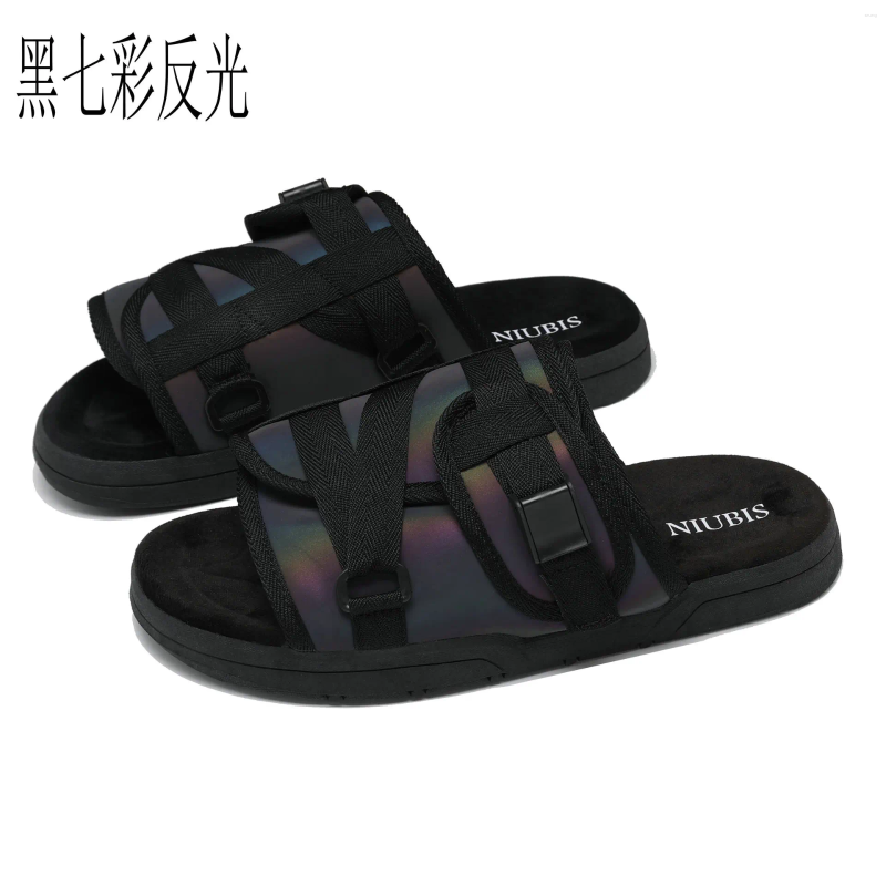 Slippers Style Men's Casual Canvas Summer Outdoor Couples Beach Flip Flops Men Shoes