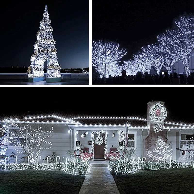 50/100/200 LED Copper Wire String Lights Battery Operated/USB Operated 8 Modes With Remote Waterproof Fairy String Lights Decoration XJ250612