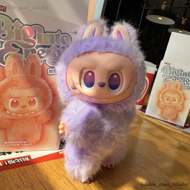 free shipping border New Bubble Standing Labubu Third Generation Plush Doll Labubu Blind Box Custom Doll Trendy Toy Gift