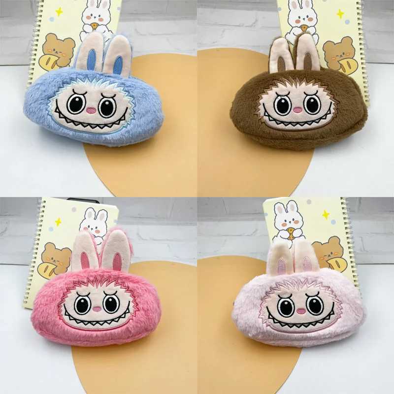 Kaii Labubu Anime Makeup Bag Lovely Pencil Case Storage Stationery School Supplies Free shipping
