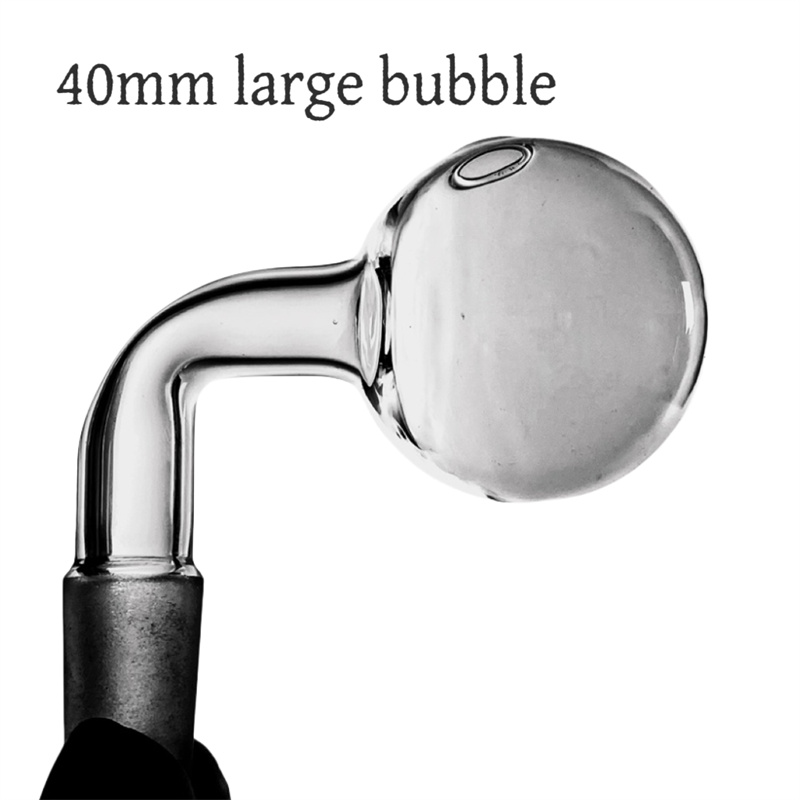 Portable ball bubble glass fuel pipe 14mm external thread 40mm ball universal