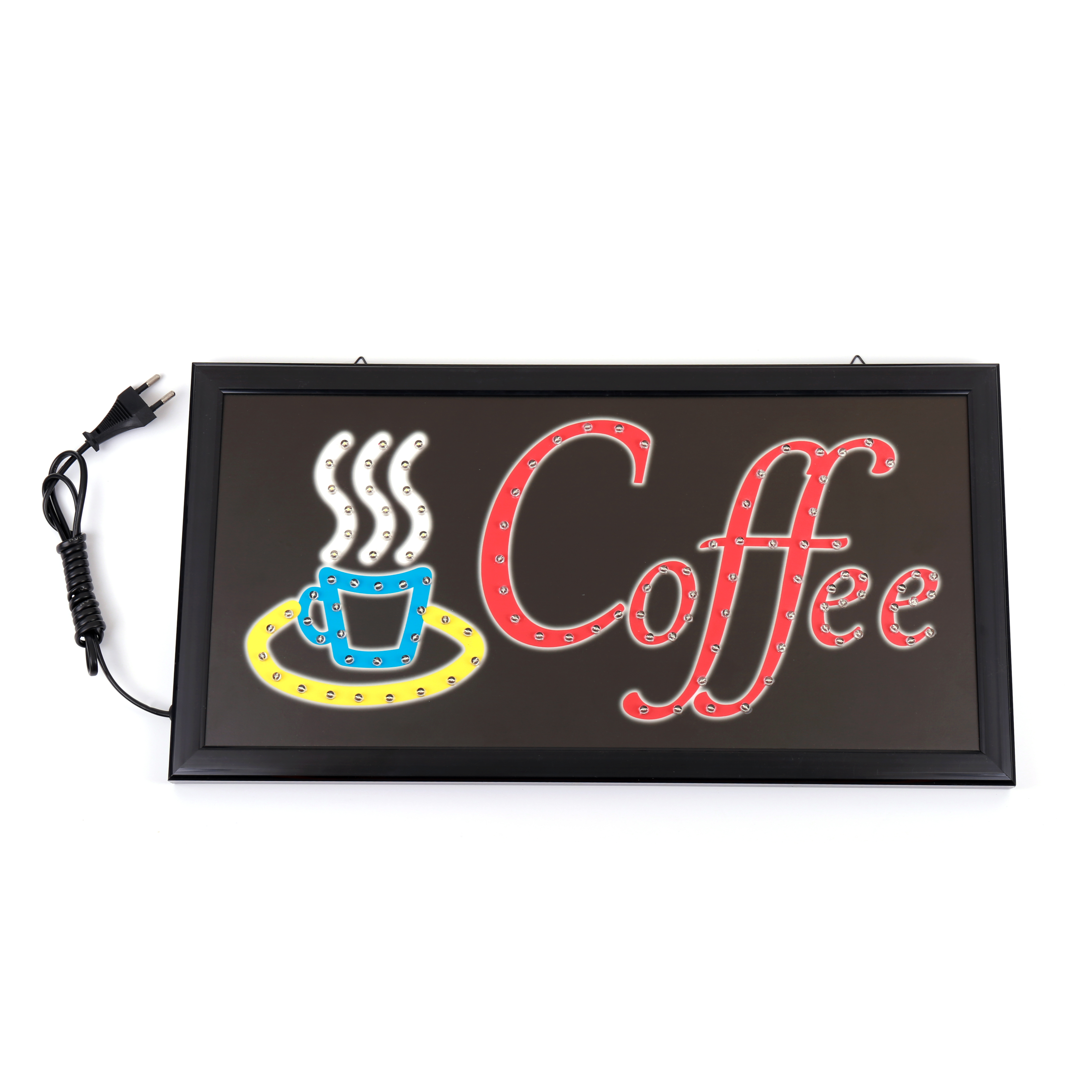 Shop ShowcaseProducts Hot Sales Coffee Store Customization Electronic Scrolling Led Sign Board