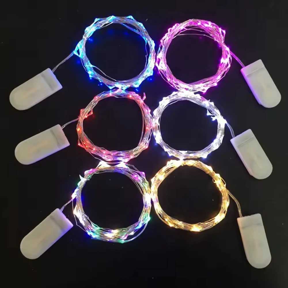 LED Copper Wire Fairy Lights Battery Powered LED String Lights Party Wedding Indoor Christmas Decoration Garland Lights XJ250612