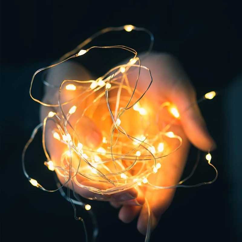 7m/12m/22m/32m LED Solar String Light Christmas Outdoor Garden Fairy Lights 300Leds Waterproof Lamp for Wedding Party Decoration XJ250612