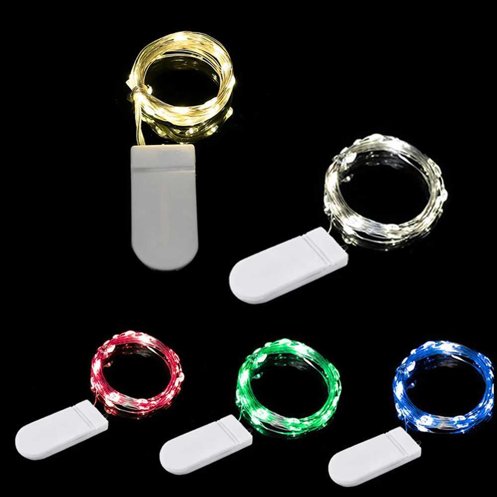 LED Copper Wire Fairy Lights Waterproof LED String Lights Battery Operated DIY Wedding Party Christmas Decoration Garland XJ250612