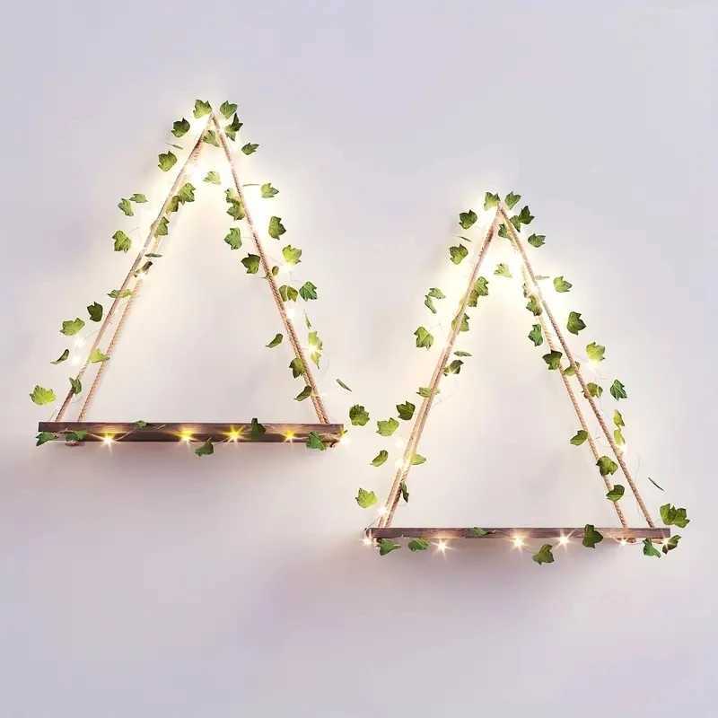 1PC Decorative Ivy String Lights Maple Leaf Garland Hanging Lights Fairy Night Lights Room Bedroom Wall Yard Decoration XJ250612