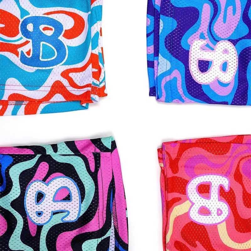 Trendy brand BUCKETSQUAD summer casual beach shorts for mens fashionable mesh quick drying breathable loose basketball shorts X250613