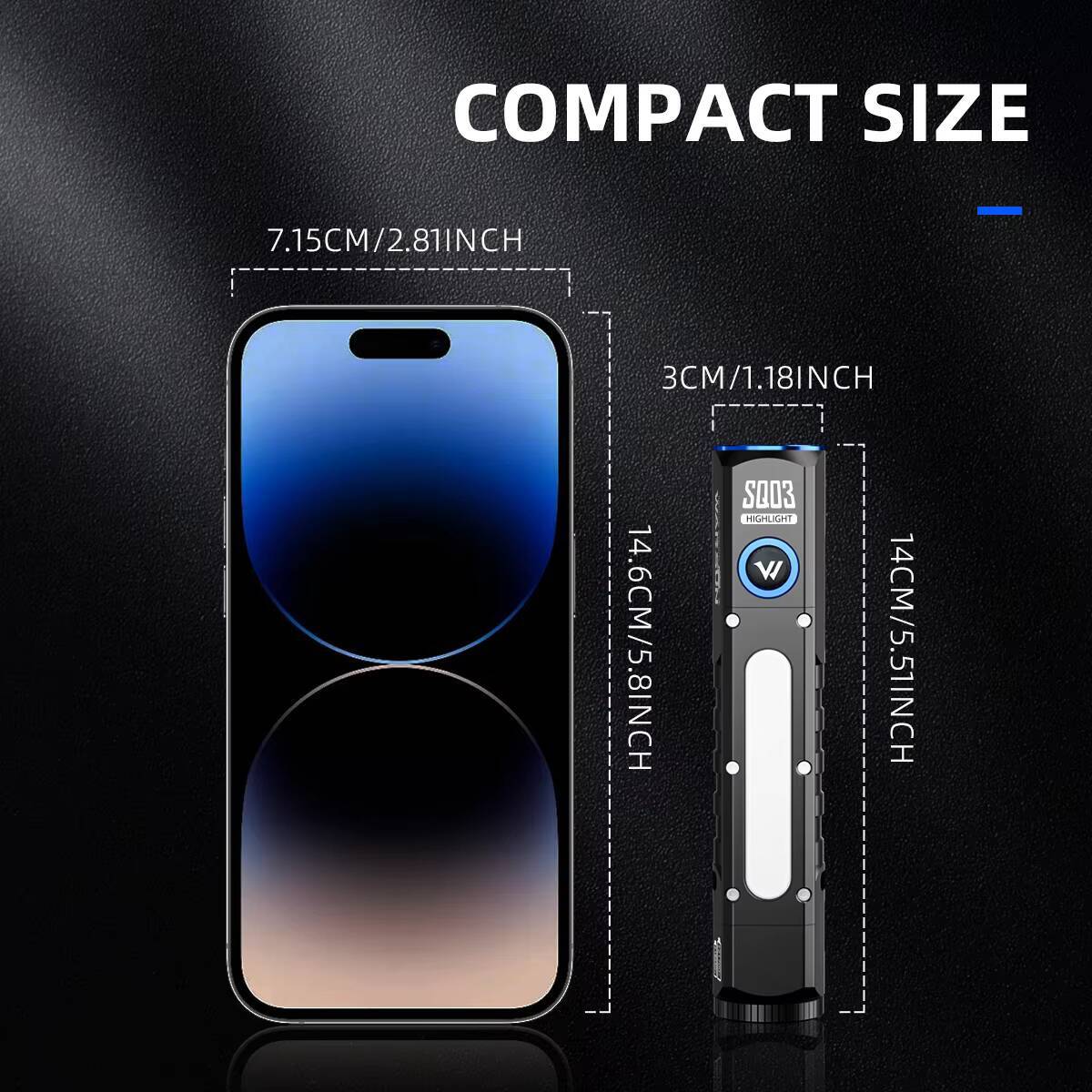 WARSUN Rechargeable High Lumens Super Bright Magnet Flash Light Powerful Handheld LED Portable Waterproof Flashlight tues