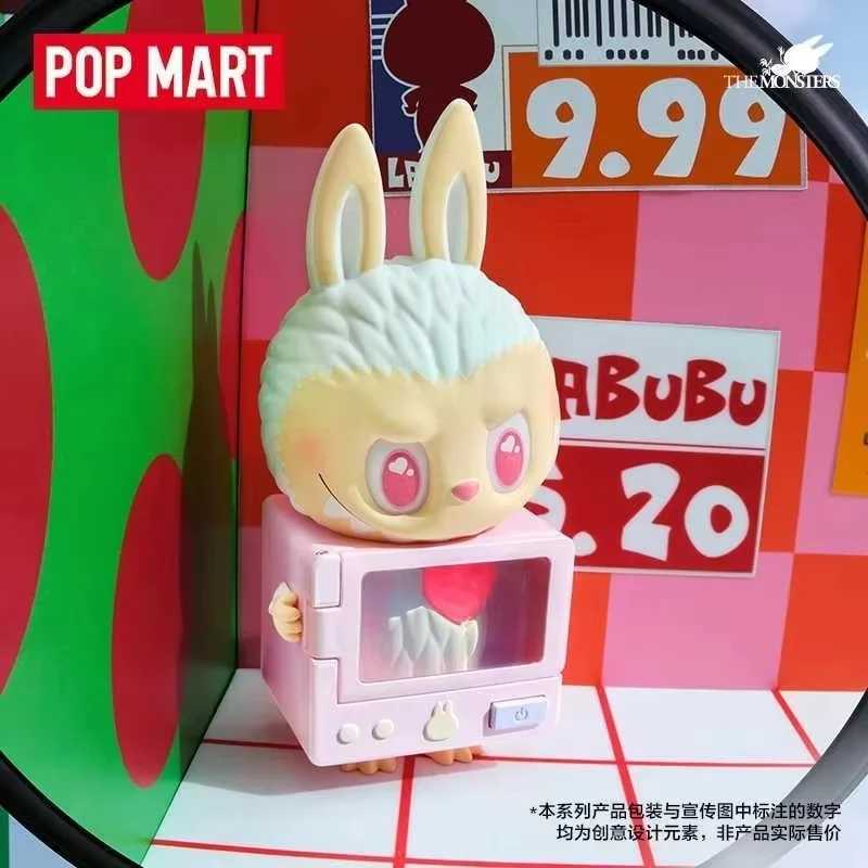 2025 Yeni Orijinal 100% Labubu Wacky Mart Serisi Kzartlm Krevet Vinil Asma Kart Kr Kutu Ssler Sarkt ocuk Oyuncak Hediye Z250613