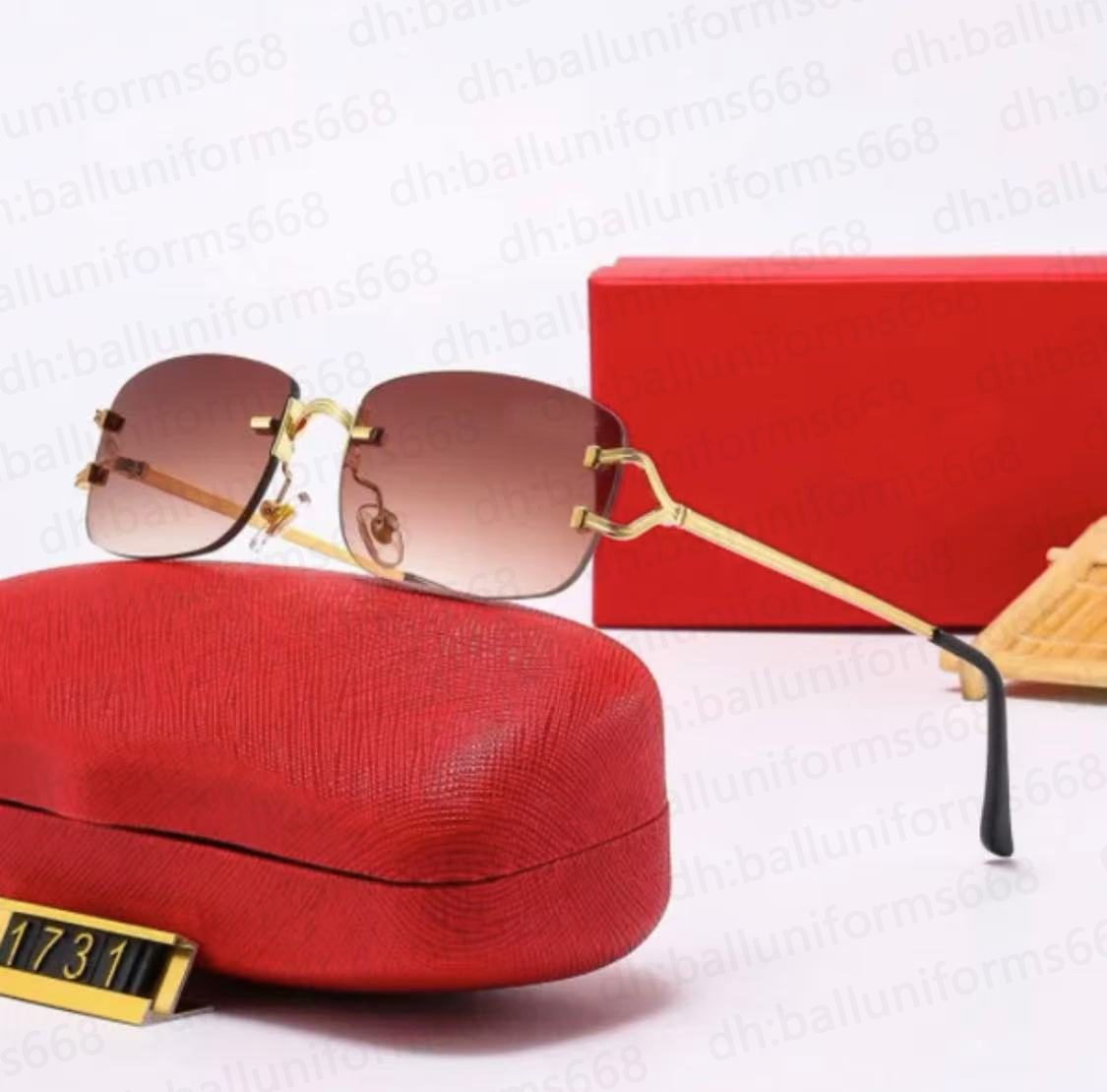 Designer sunglasses Glasses Women's and Men's Sunglasses Frameless New Fashion Sunglasses Sunglasses Driving UV400