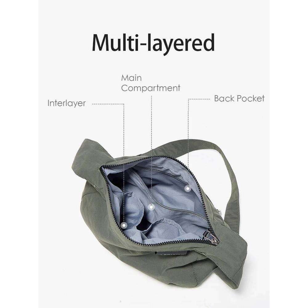 Fouvor Womens Crossbody Nylon Lightweight Sports Shoulder Bag Large Canvas Waterproof Casual Fashion Bags 2025 New 3043-04