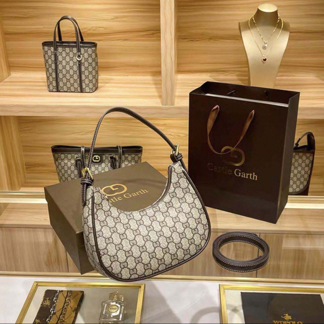 Designer Bag Shoulder Purse Ladies Crossbody Flap Emed Denim Leather Chain Wallet Classic Black Gold Label Fashion Deluxe Bag High Quality Bags 1688
