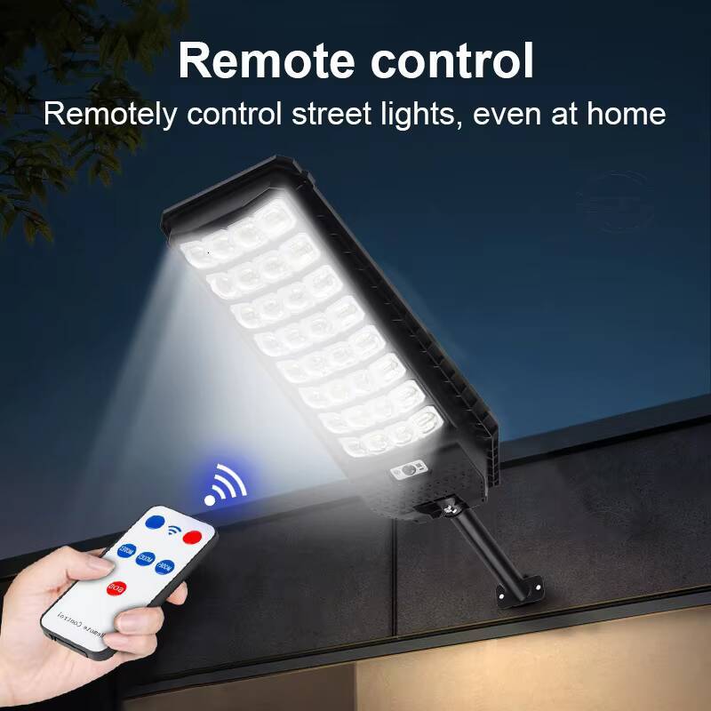 3 Modes 640LED Big Lights Outdoor Sunlight Motion Sensor Solar Street Remote Control Waterproof Courtyard Wall Lamp