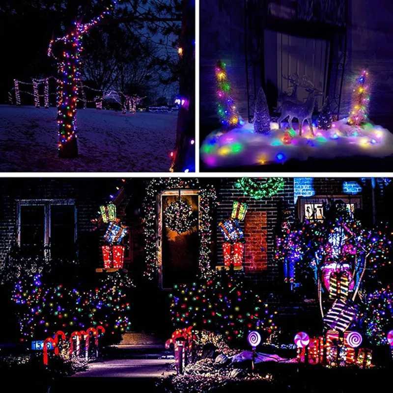 50/100/200 LED Copper Wire String Lights Battery Operated/USB Operated 8 Modes With Remote Waterproof Fairy String Lights Decoration XJ250612