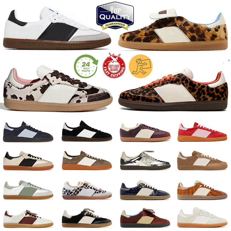 Shoes Leopard Designer Print Sneakers Woman Man Shoes Cow Print Pink Black White Silver Metallic Plate-forme Womens Mens Shoes Platform Trainers Sports Dh gate