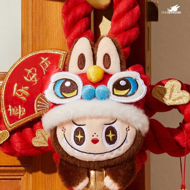 Genuine Golden Snake Happy New Year Series Labubu Hanging Toys Doll Anime Figure Desktop Ornaments Collection Gift Customized Free shipping