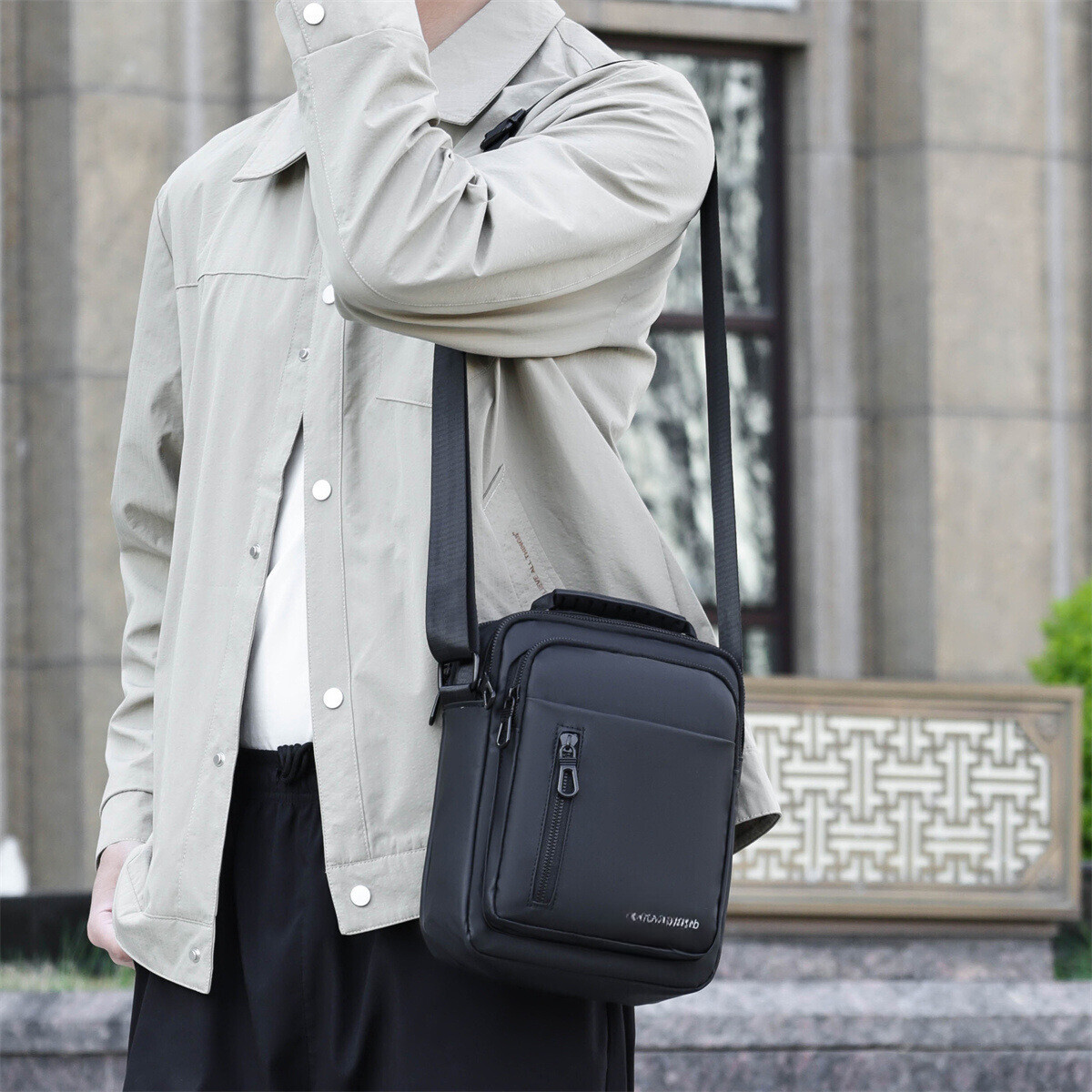 New trend Men s Shoulder Bag Fashion Korean Men s Crossbody Bag Designer Bag Outdoor Sports trend Fashion Large Capacity Men s Bag