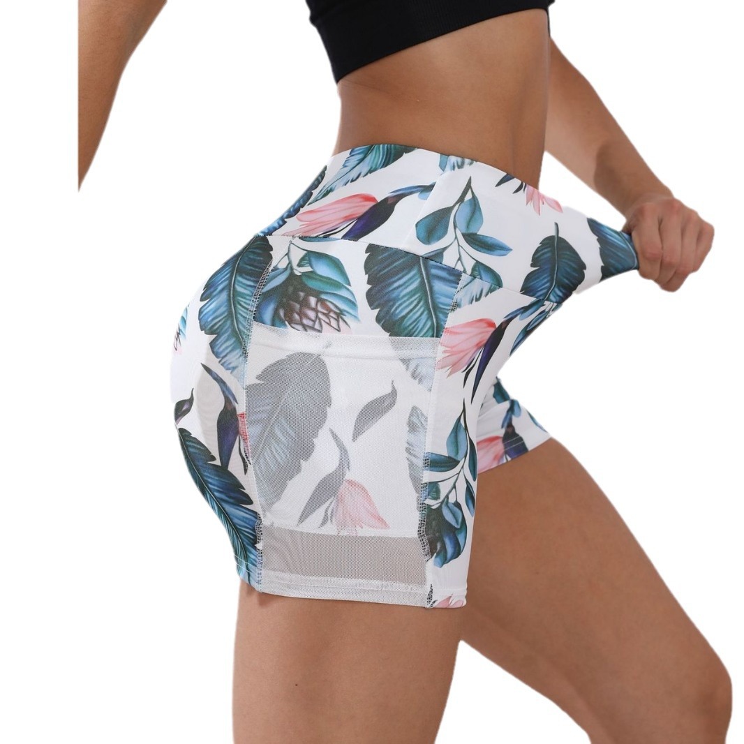 European and American tight foreign trade new sports skirt, bottom pocket yoga shorts, comfortable hip lift and sweating