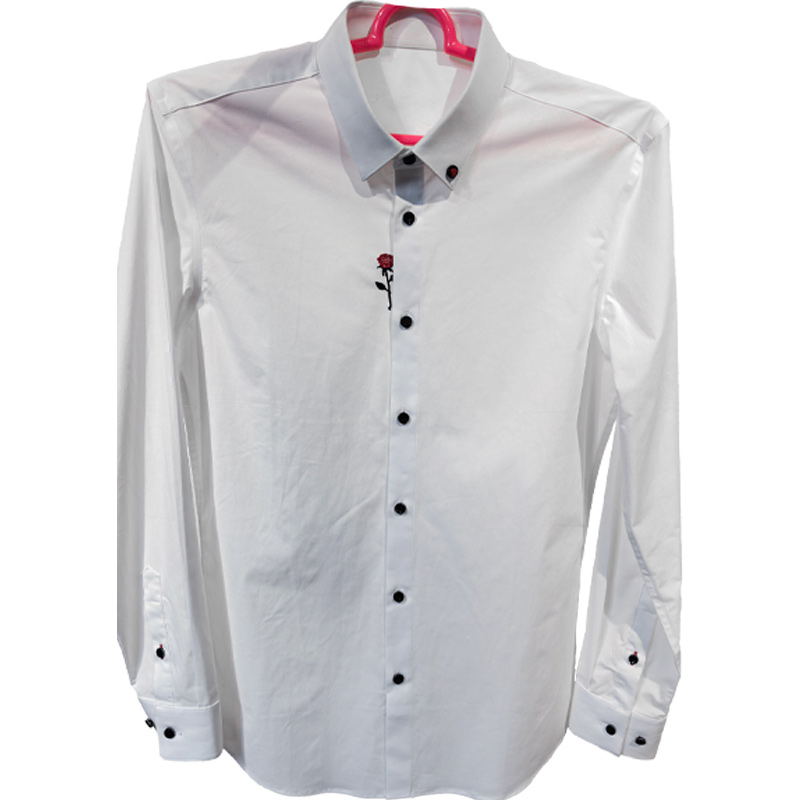 Japanese style Oxford spun cotton shirt with simple and versatile design, perfect for daily layering and layering