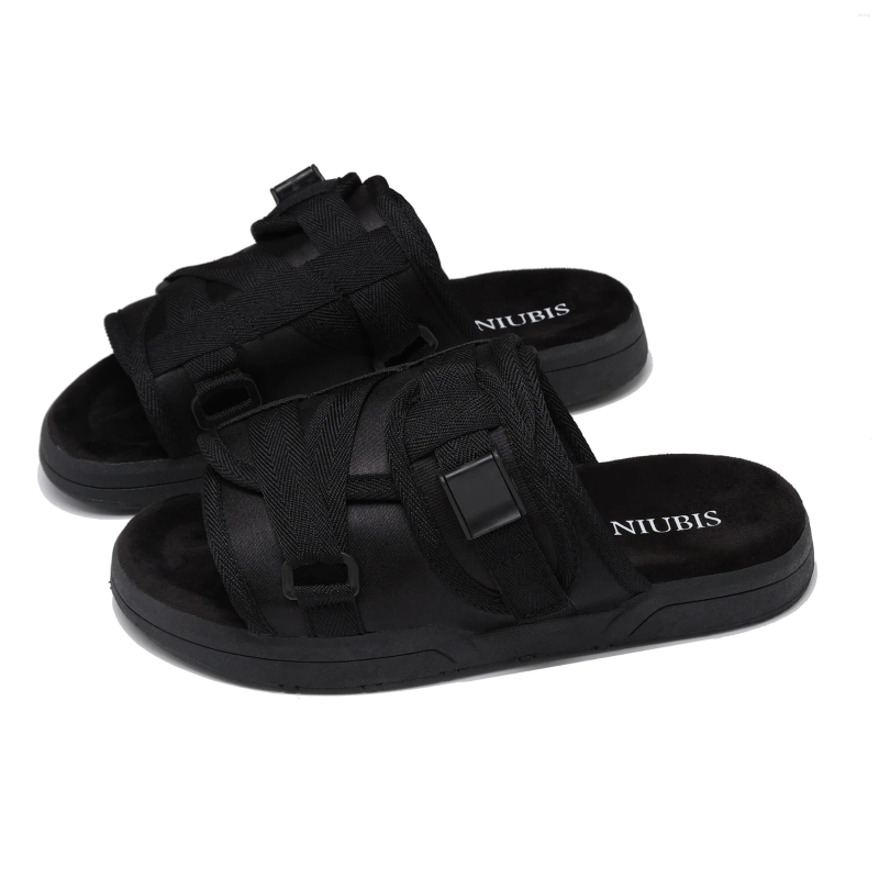 Slippers Style Men's Casual Canvas Summer Outdoor Couples Beach Flip Flops Men Shoes