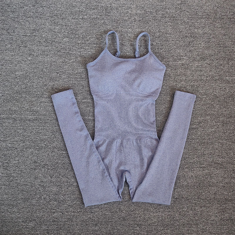 New large-size bikini sports sling vest, nude sweating body sculpting S yoga shorts onesie