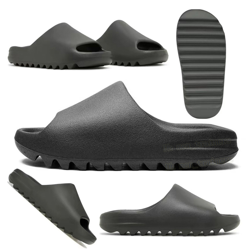 slides designer mens womens flat slippers foam rubber onyx black white desert sand magic lime sandals outdoor beach shoes summer slide big size 48
