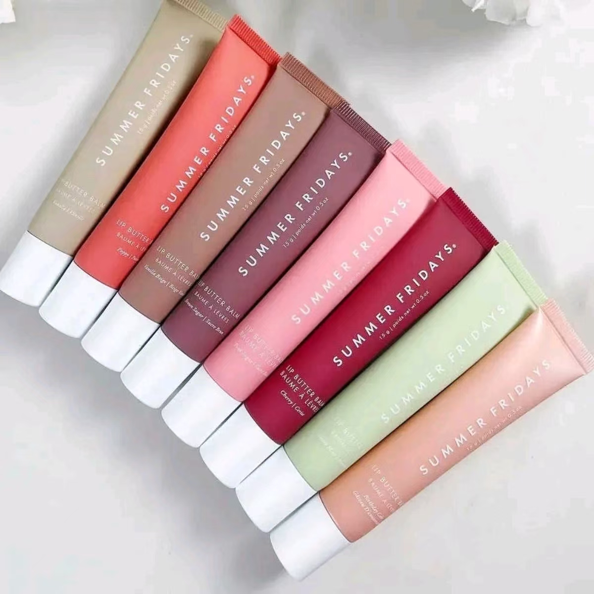 Lip Butter Balm Moisturizing Smooth Soft Lips Cosmetics Pink Sugar Vanilla beige sweet mint cherry birhtday cake Hot cocoa 15g Makeup Top quality
