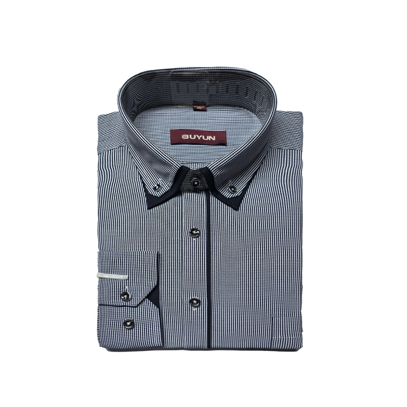 Men's Business Leisure Shirt - Pure Cotton, Wrinkle Resistant & Breathable