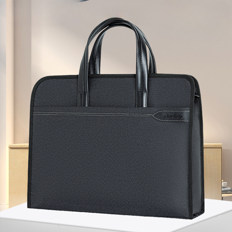 Business office hand held file trend bag conference bag Oxford cloth men s file bag laptop bag office trend bag designer bag women s bag