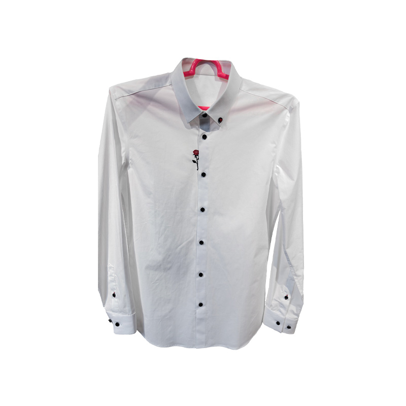 Japanese style Oxford spun cotton shirt with simple and versatile design, perfect for daily layering and layering