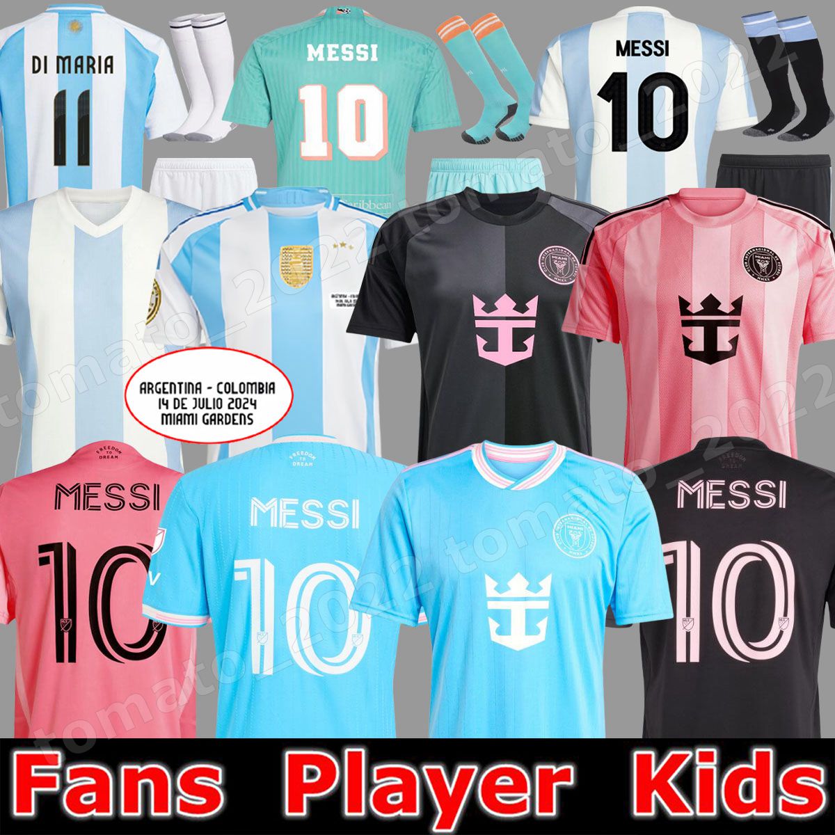 3 Star soccer Jerseys 25 26 Fans Player player version MARADONA DI MARIA J. ALVAREZ Home Away FC Men Kids football InterS MiamiS shirt MESSIS SUAREZ Jersey999