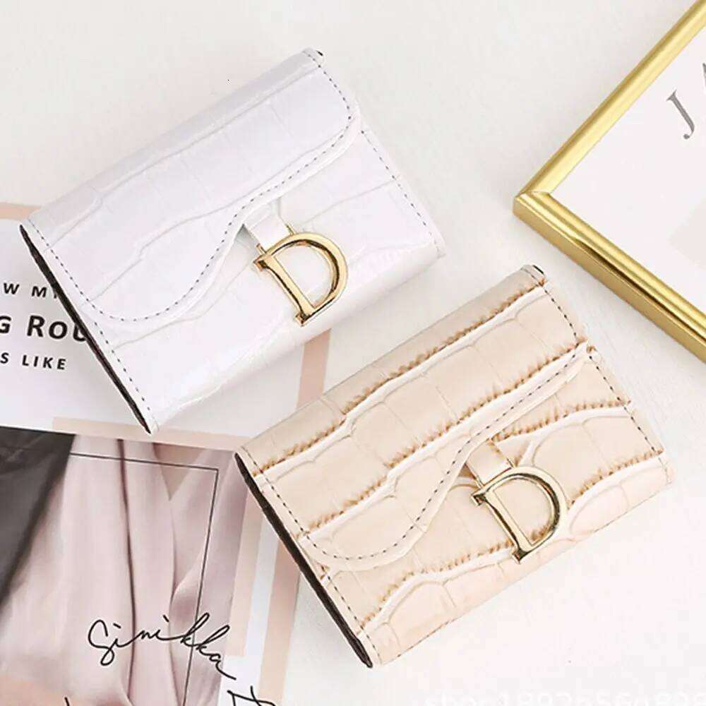 Fashion Mini Short Women PU Wallet Multi-Card Card Holder Small Multi-functional Clutch Bag