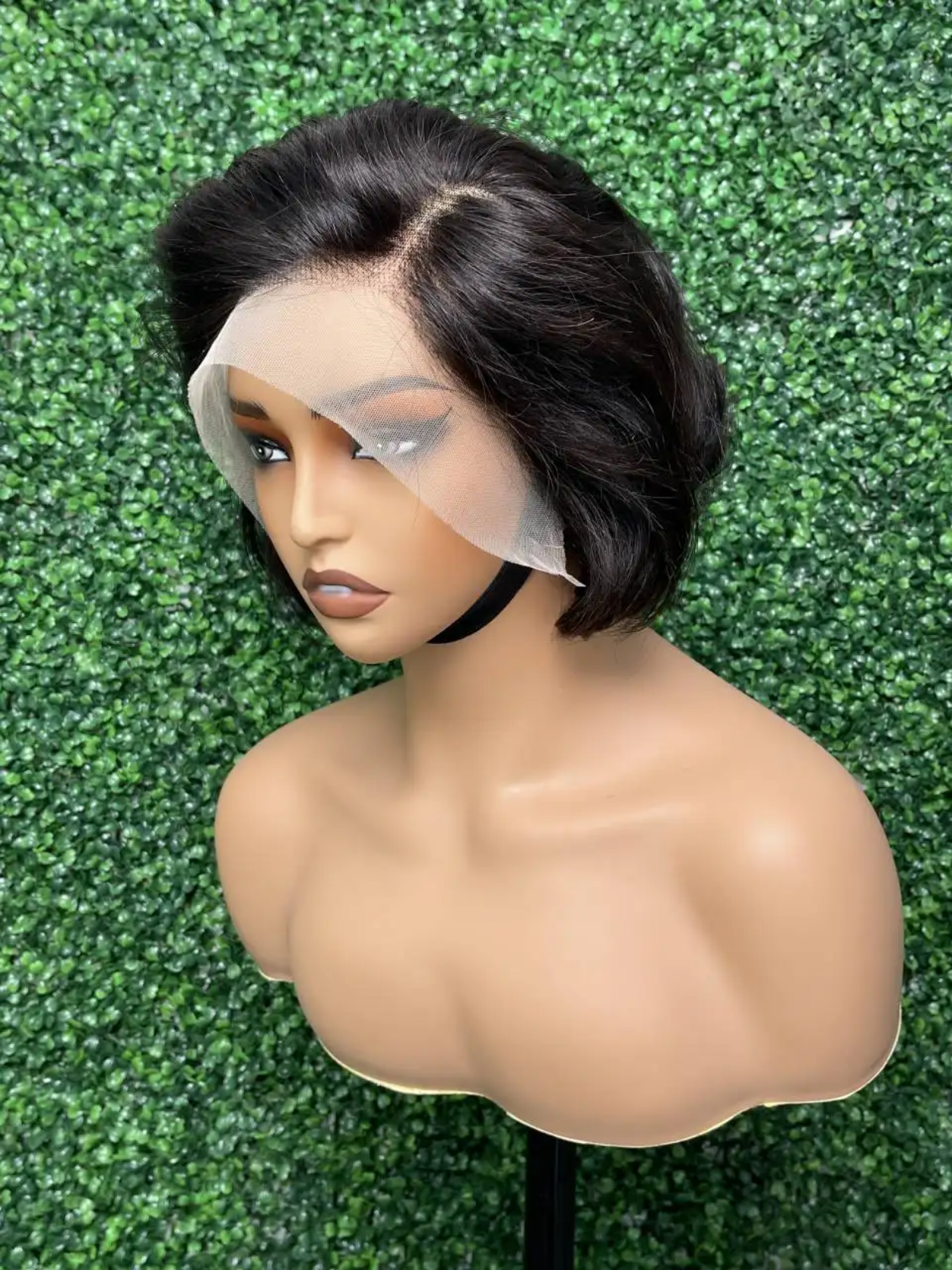 Our shop main business half lace 100% real human hair VS head cover 13*4 transparent lace VS wig head cover Quantity large price can be discounted