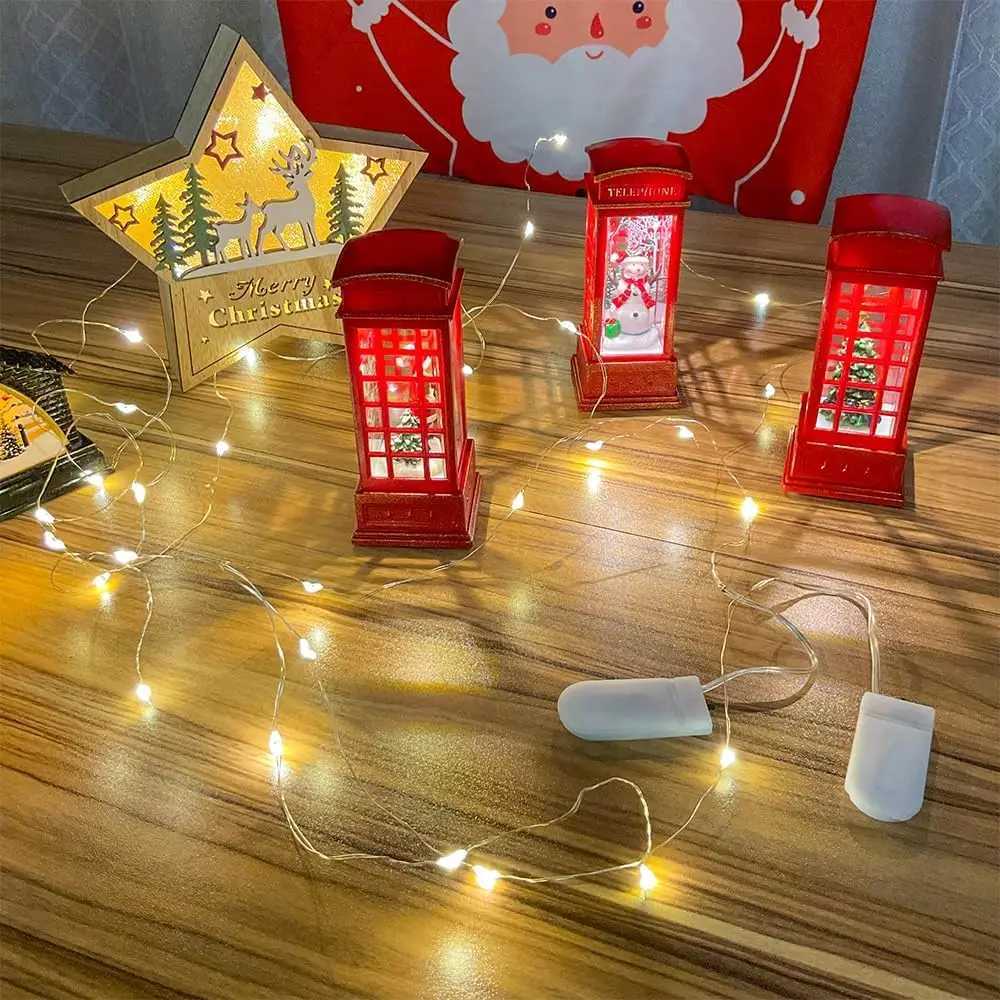 10 PCS String Fairy Lights 2M 20LED Silver Copper Wire Battery Powered DIY Decorations String Lights For Wedding Party Christmas XJ250612