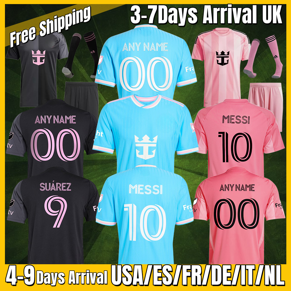 xxxl 4xl 2025 2026 SUAREZ Soccer Jerseys Men's InterS MessiS Mia mi CF Lionel Fans Men Kids Inters SMiamis FC Shirts Smaimi Football Jersey shirt Kit Free shipping S-4XL