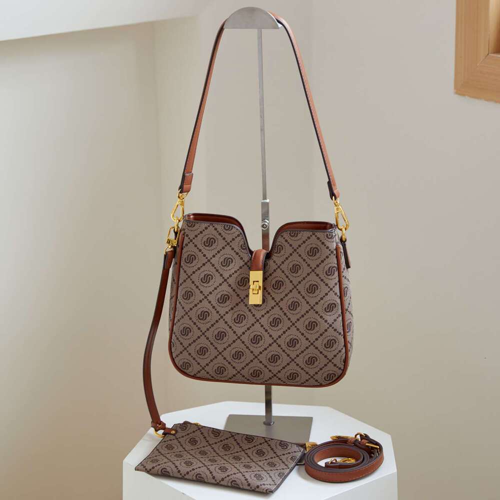 Women's Bags Designer Crossbody For Women Spring Summer New Dopamine Color Block Print Commuter Shoulder Underarm Bag